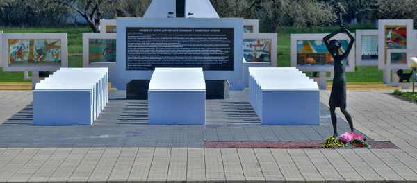 Пронзительный мемориал Леонида Левина делался в память обо всех детях – жертвах войны - Sputnik Беларусь