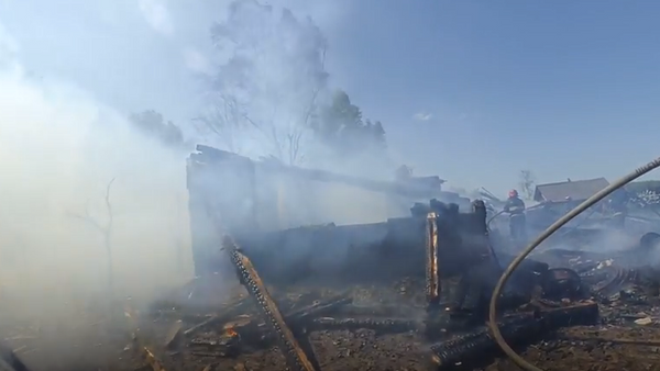 Пожар уничтожил жилой дом в Могилевском районе - Sputnik Беларусь