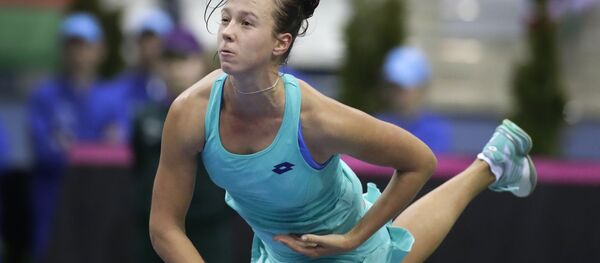 Беларуская тэнісістка Вера Лапко Беларуская тэнісістка Вера Лапко - Sputnik Беларусь