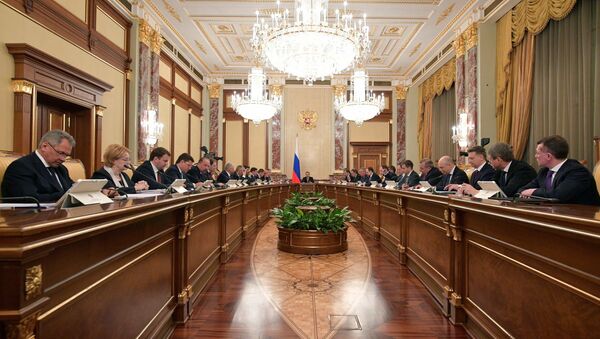 Премьер-министр РФ Д. Медведев провел заседание правительства РФ - Sputnik Беларусь