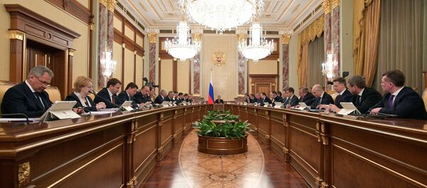 Премьер-министр РФ Д. Медведев провел заседание правительства РФ - Sputnik Беларусь