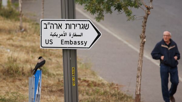 Указатели на посольство США появились в Иерусалиме - Sputnik Беларусь