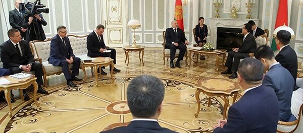 Встреча Александра Лукашенко с руководством китайской корпорации СИТИК Групп - Sputnik Беларусь