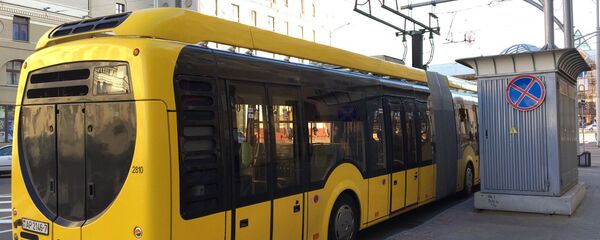 Электробус в Минске Электробус в Минске - Sputnik Беларусь