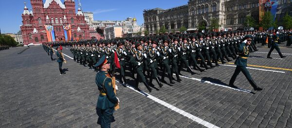 Ваенны парад на Краснай плошчы ў Маскве Ваенны парад на Краснай плошчы ў Маскве - Sputnik Беларусь