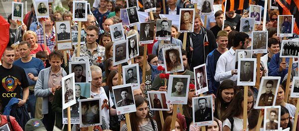 Колонна Бессмертного полка в Молдове - Sputnik Беларусь