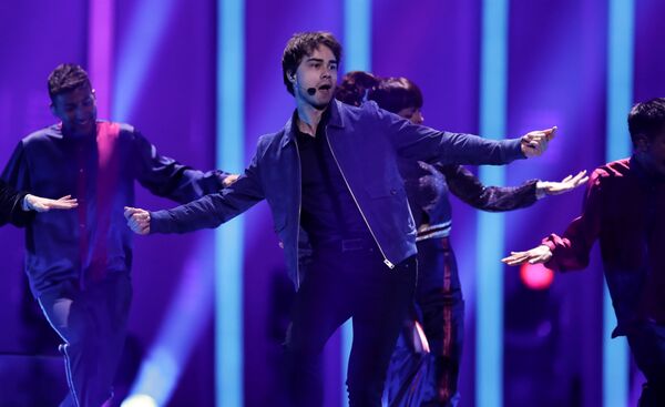 Один из участников второго полуфинала - Александр Рыбак - Sputnik Беларусь