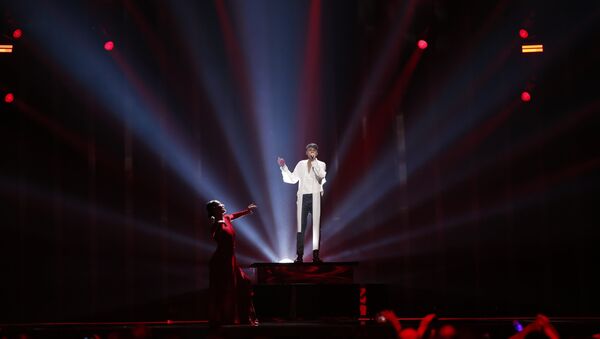 Выступ Alekseev у першым паўфінале Еўрабачання 2018 - Sputnik Беларусь