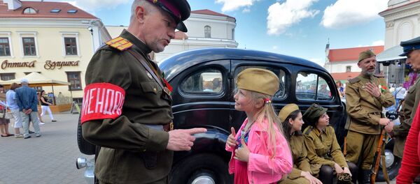 Минск встретил 9 Мая - Sputnik Беларусь