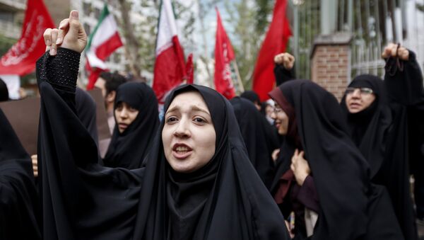 Антиамериканские выступления в Тегеране 9 мая 2018 года - Sputnik Беларусь