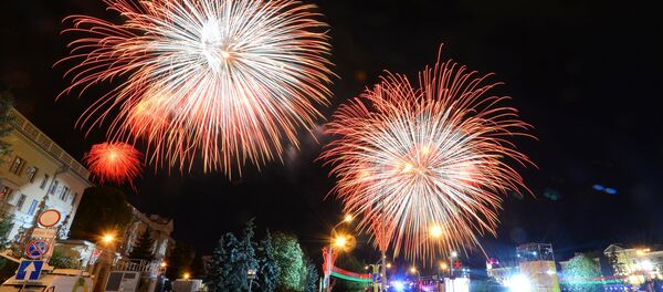 Салют на Дзень Перамогі - Sputnik Беларусь