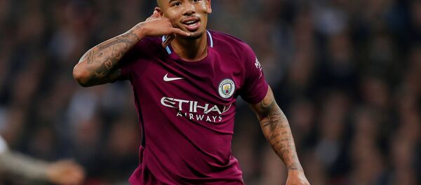 Нападающий Манчестер Сити и сборной Бразилии Габриэл Жезус - Sputnik Беларусь