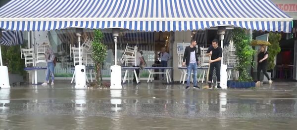 Мощное наводнение в Салониках - Sputnik Беларусь