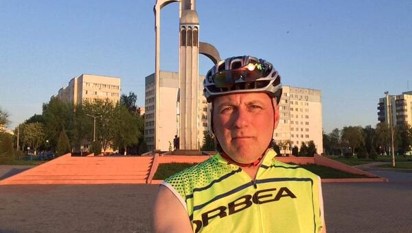 Участник велофестиваля Viva Ровар Александр Тищенко - Sputnik Беларусь