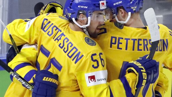 Хоккеисты сборной Швеции на ЧМ-2018 в Дании - Sputnik Беларусь