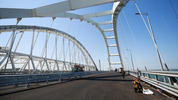 Строительство Крымского моста - Sputnik Беларусь