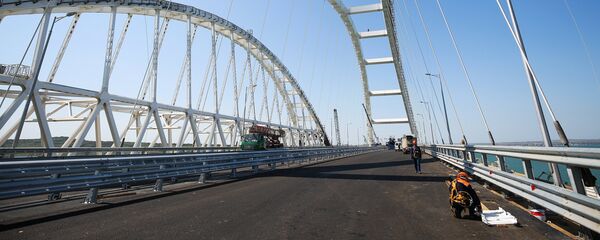 Строительство Крымского моста - Sputnik Беларусь