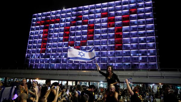 Тель-Авив радуется победе представительницы Израиля на Евровидении - Sputnik Беларусь