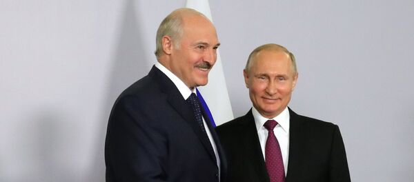 Прэзідэнт РФ Уладзімір Пуцін і прэзідэнт Беларусі Аляксандр Лукашэнка - Sputnik Беларусь