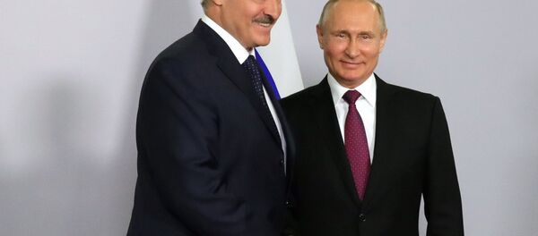 Президент РФ Влдаимир Путин и президент Беларуси Александр Лукашенко - Sputnik Беларусь