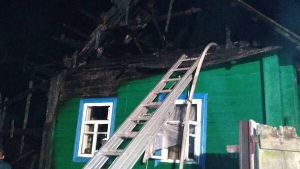 Пожар в частном доме в Дубровно - Sputnik Беларусь