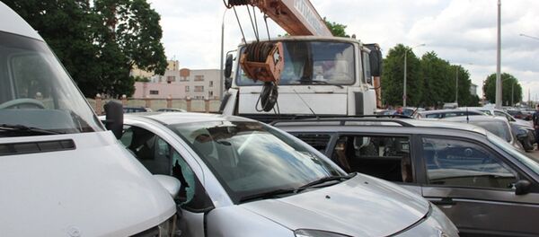 Место ДТП в Лиде - Sputnik Беларусь