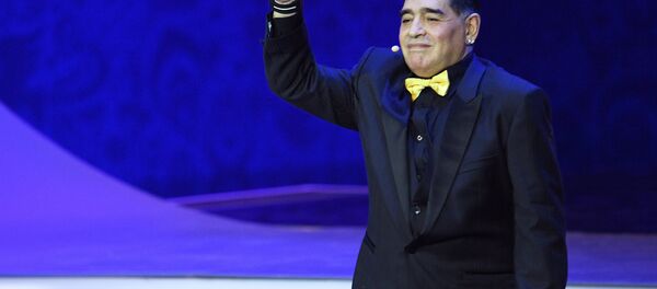 Бывший аргентинский футболист Диего Марадона - Sputnik Беларусь