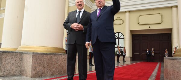 Президенты Беларуси и Таджикистана - Sputnik Беларусь