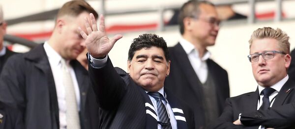 Аргентинский футболист Диего Марадона Аргентинский футболист Диего Марадона - Sputnik Беларусь