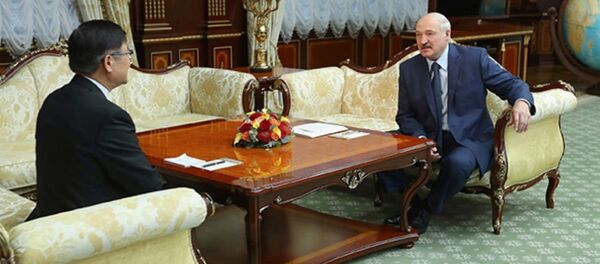 Встреча Александра Лукашенко с послом КНР в Беларуси Цуй Цимином - Sputnik Беларусь