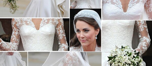 Свадебное платье Кэтрин Миддлтон - Sputnik Беларусь