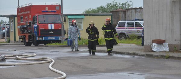 Через полчаса после сообщения о взрыве пожар был ликвидирован - Sputnik Беларусь