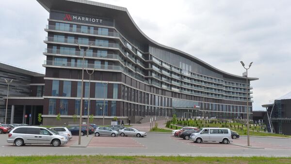 На Минский диалог, который проходит в отеле Марриотт прибыло более полутысячи гостей из 50 стран мира - Sputnik Беларусь