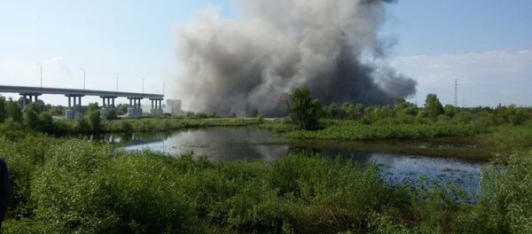 Взорванный мост в Житковичах - Sputnik Беларусь