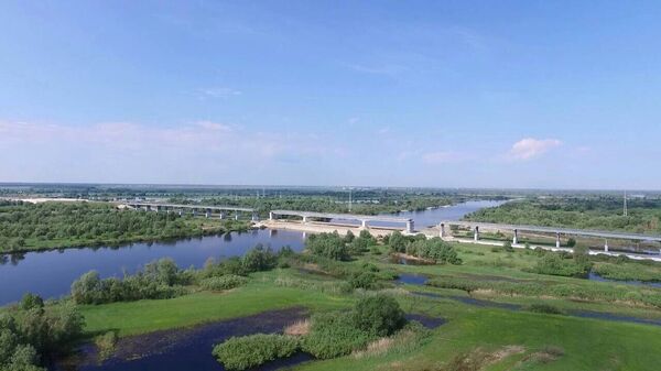 Мост в Житковичах перед взрывом - Sputnik Беларусь