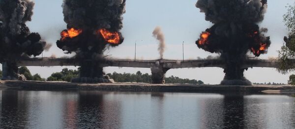Взрыв моста - Sputnik Беларусь