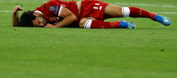 Форвард английского Ливерпуля и сборной Египта Мохамед Салах - Sputnik Беларусь