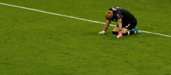 Вратарь Ливерпуля Лорис Кариус Вратарь Ливерпуля Лорис Кариус - Sputnik Беларусь