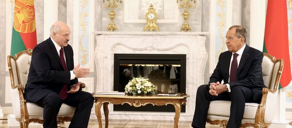 Встреча Александра Лукашенко и Сергея Лаврова Встреча Александра Лукашенко и Сергея Лаврова - Sputnik Беларусь