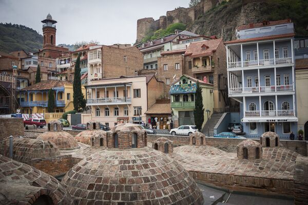 Район Абанотубани в Тбилиси. - Sputnik Беларусь