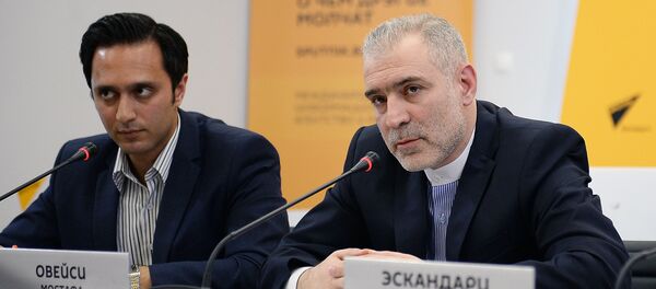 Пресс-конференция посла Ирана в пресс-центре Sputnik Беларусь - Sputnik Беларусь