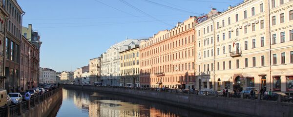 Неўскі праспект: Набярэжная ракі мыйкі з боку Неўскага праспекта Неўскі праспект: Набярэжная ракі мыйкі з боку Неўскага праспекта - Sputnik Беларусь