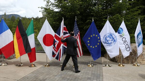 Флаги стран G7, архивное фото - Sputnik Беларусь
