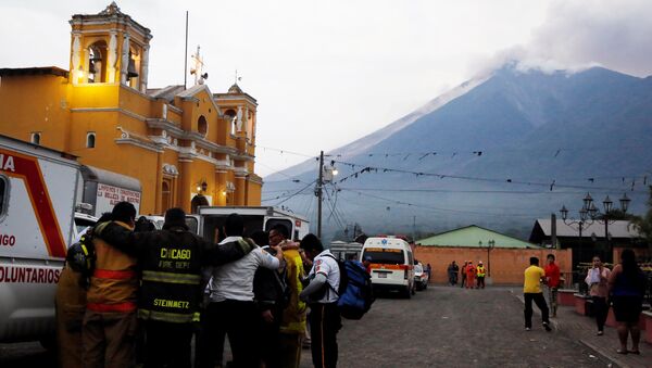 Извержение вулкана в Гватемале - Sputnik Беларусь