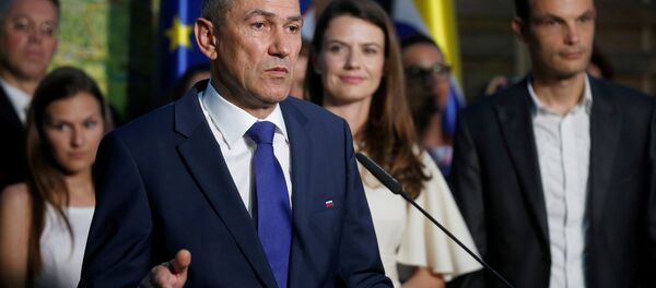 Лидер SDS Янез Янша - Sputnik Беларусь