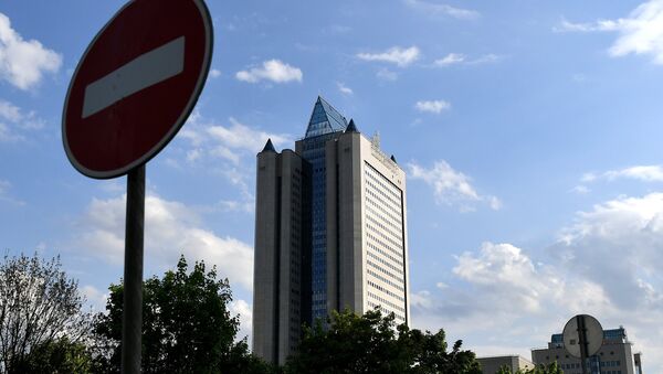 Здание компании Газпром в Москве - Sputnik Беларусь