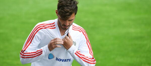 Игрок сборной России Александр Ерохин - Sputnik Беларусь