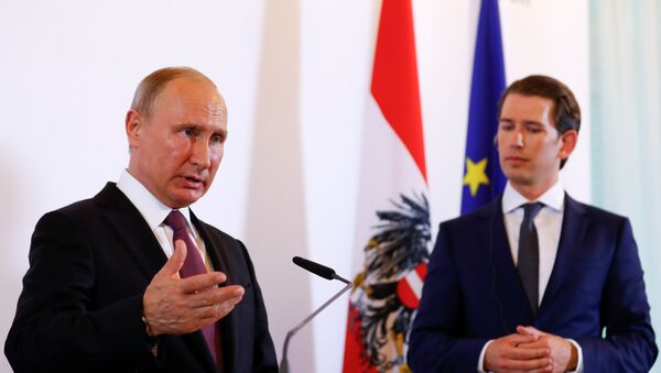 Встреча Владимира Путина и Себастьяна Курца - Sputnik Беларусь