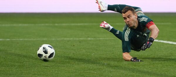 Голкипер сборной России Игорь Акинфеев - Sputnik Беларусь