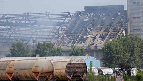 Взрыв на зернохранилище в Страсбурге - Sputnik Беларусь